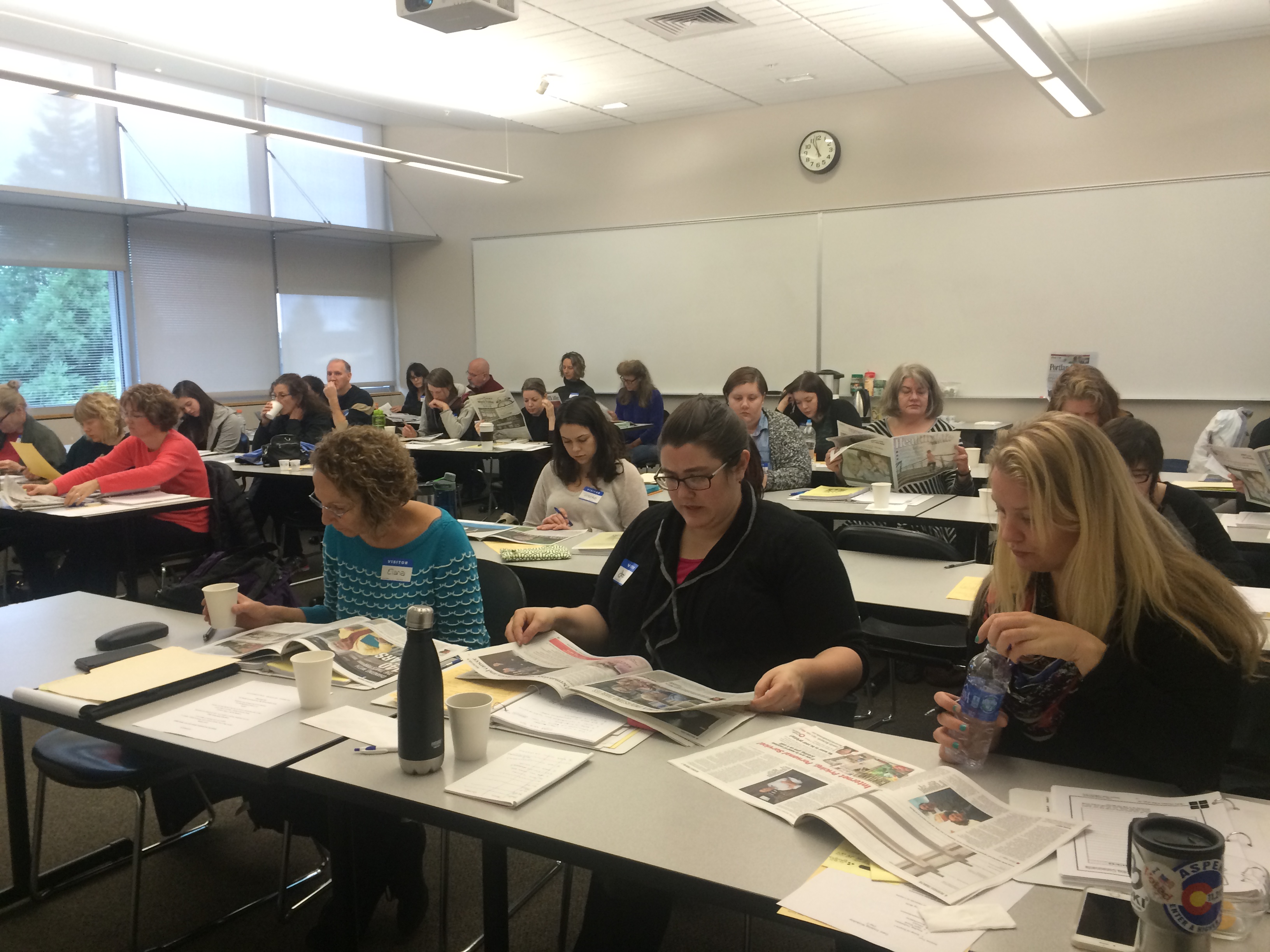 Tutor Training workshop in session